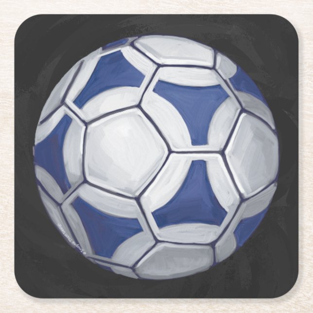 Porta-copo De Papel Quadrado Futbal (Frente)