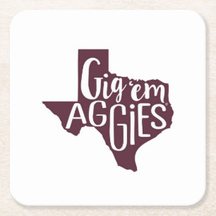 Porta-copo De Papel Quadrado Futebol Gig 'EmT-Shirt