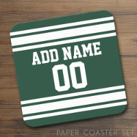 Futebol Jersey com número de nome personalizado