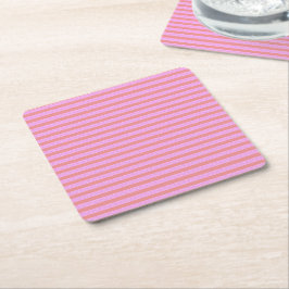 Porta-copo De Papel Quadrado Gamas Geométricas Rosa