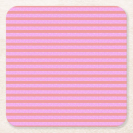 Porta-copo De Papel Quadrado Gamas Geométricas Rosa