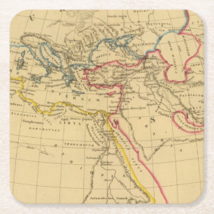 Porta-copo De Papel Quadrado Geografia de Herodotus