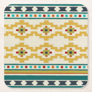 Porta-copo De Papel Quadrado Geometria do Sudoeste III