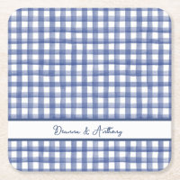 Gingham Azul Náutico de Verão, Xadrez 4 de Julho