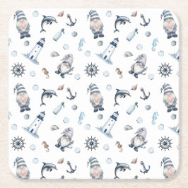 Porta-copo De Papel Quadrado Gnomos náuticos!