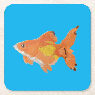 Porta-copo De Papel Quadrado Goldfish