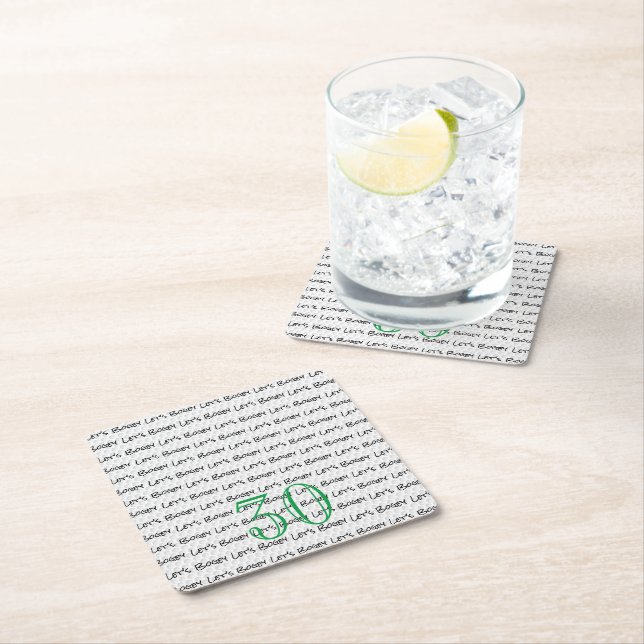 Porta-copo De Papel Quadrado Golfing 30 VAMOS BOGEY Diversão Golf Ball (Insitu)