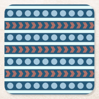 Porta-copo De Papel Quadrado Grade Retro Dourada
