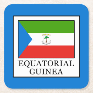 Porta-copo De Papel Quadrado Guiné Equatorial