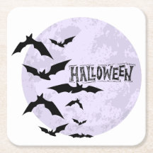 Happy Halloween Dessous-de-verre en papier