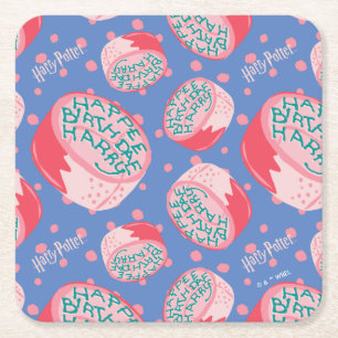 Porta-copo De Papel Quadrado HARRY POTTER™ Padrão de Bolo de Aniversário