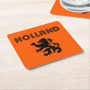 Porta-copo De Papel Quadrado Holland Retro