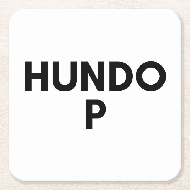 Porta-copo De Papel Quadrado hundo p (Frente)