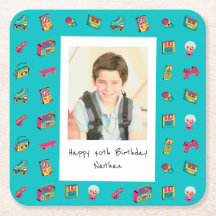 Iconic 90's - Foto personalizada de aniversário de