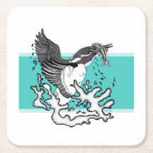 Ilustração a preto e branco de Kingfisher