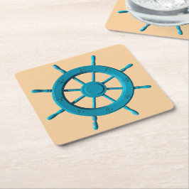 Porta-copo De Papel Quadrado Imagem Fotográfica Rústica do Roteiro de Direção d