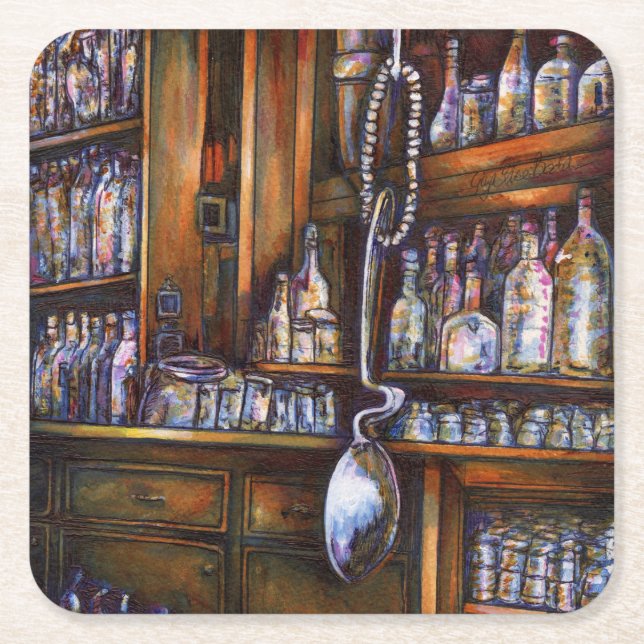 Porta-copo De Papel Quadrado Implicitamente Compreendido (Frente)