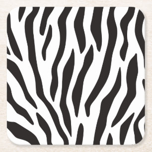 Porta-copo De Papel Quadrado Impressão de padrão animal