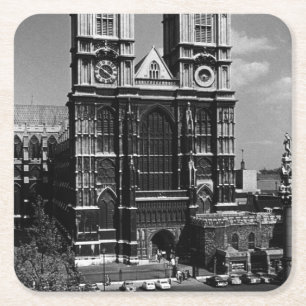 Porta-copo De Papel Quadrado Inglaterra Antiga Londres Abadia de Westminster 19