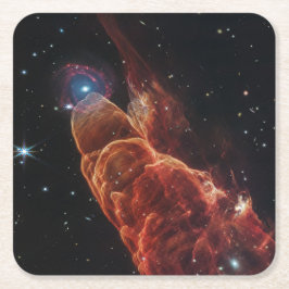 Porta-copo De Papel Quadrado James Webb Space Telescope Cosmic Tornado