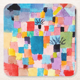 Porta-copo De Papel Quadrado Jardim Tunisino, Klee
