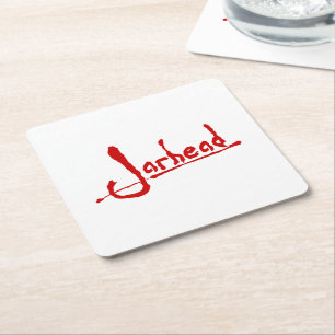 PORTA-COPO DE PAPEL QUADRADO JARHEAD