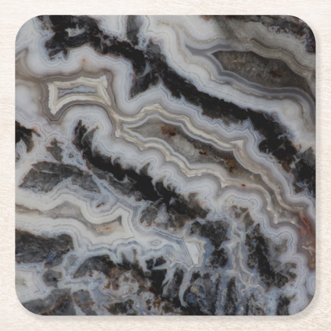 Porta-copo De Papel Quadrado Jasper Agate Mixed Slab (Frente)