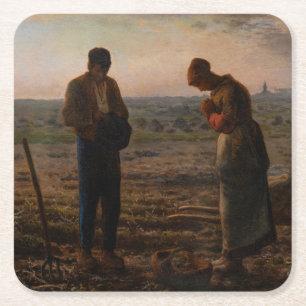 Porta-copo De Papel Quadrado Jean-Francois Millet - Angelus