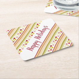 Porta-copo De Papel Quadrado Jogador Colorido