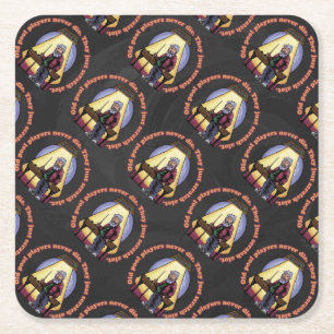 Porta-copo De Papel Quadrado Jogadores da Piscina