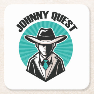 Porta-copo De Papel Quadrado Johnny Quest