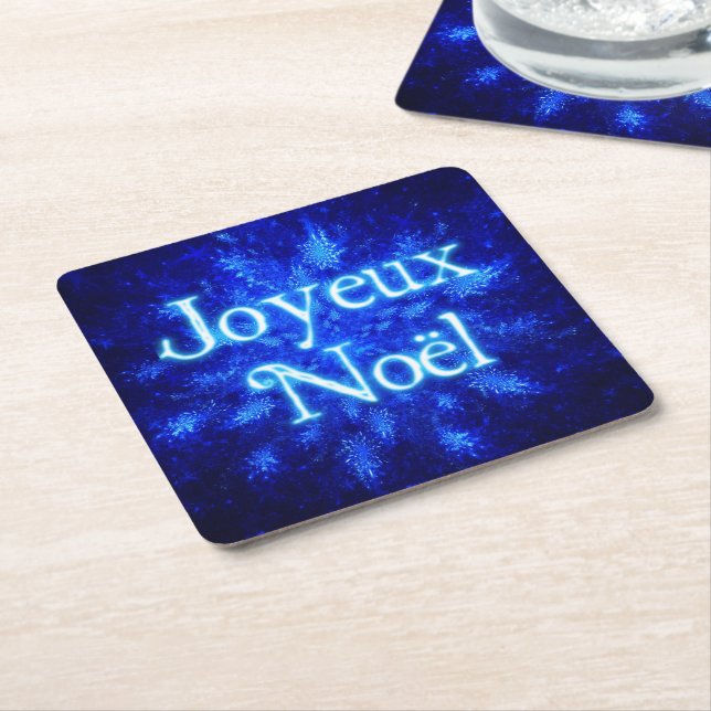 Porta-copo De Papel Quadrado Joyeux Noё l - Snowburst (Inclinado)