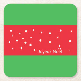 Porta-copo De Papel Quadrado Joyeux Noes Pires