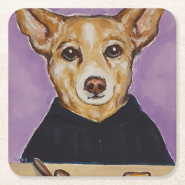 Porta-copo De Papel Quadrado Juíza porta copos