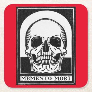 Porta-copo De Papel Quadrado Julie de Graag Memento Mori (1916)
