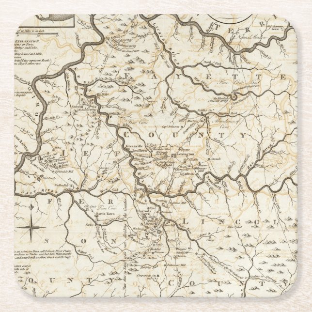 Porta-copo De Papel Quadrado Kentucky 2 (Frente)