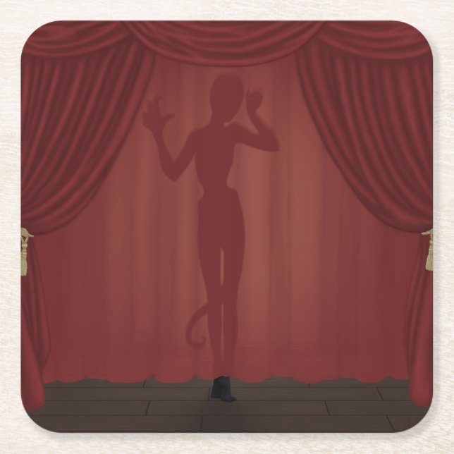 Porta-copo De Papel Quadrado La Fin Absolue (Frente)