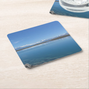 Porta-copo De Papel Quadrado Lago Tekapo, Nova Zelândia