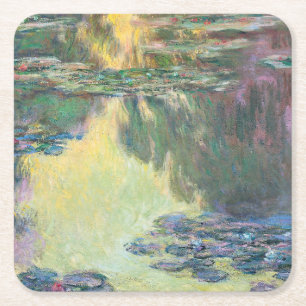 Porta-copo De Papel Quadrado Lagoa de Nenúfares, Monet