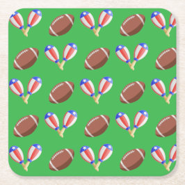 Porta-copo De Papel Quadrado Latin-themed Football