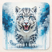 Leopardo Branco Feroz