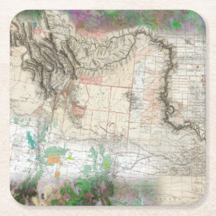 Porta-copo De Papel Quadrado Lewis e Clark
