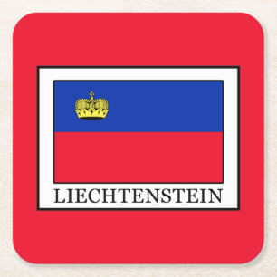 Porta-copo De Papel Quadrado Liechtenstein