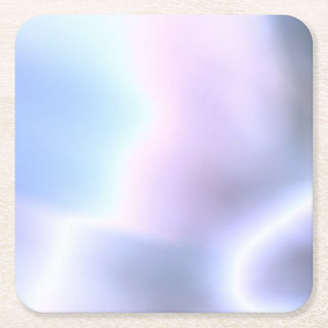 Porta-copo De Papel Quadrado Lilac Lights Paper Coaster (Frente)