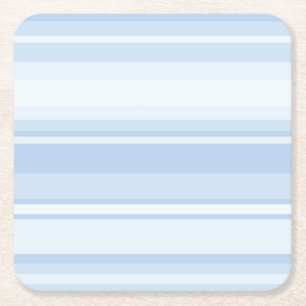 Porta-copo De Papel Quadrado Listras azul bebê