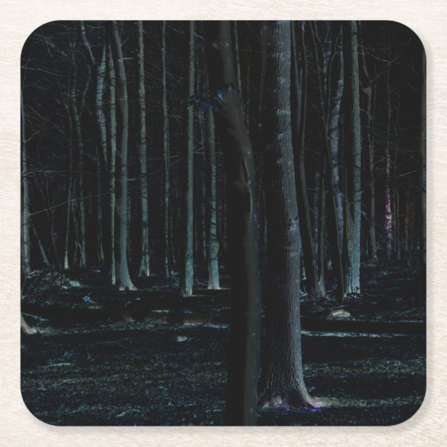 Porta-copo De Papel Quadrado Litoral Escuro 6 (Frente)