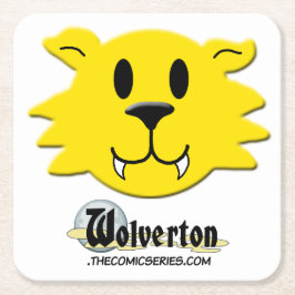 Porta-copo De Papel Quadrado Lobisomem