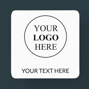 Porta-copo De Papel Quadrado Logotipo de Promocional personalizado - Sem pedido