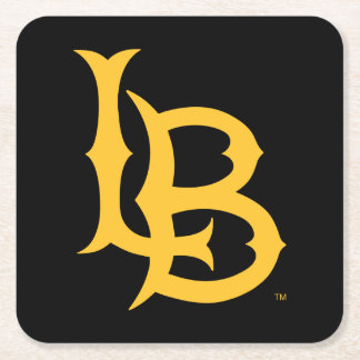 Porta-copo De Papel Quadrado Logotipo do Long Beach State