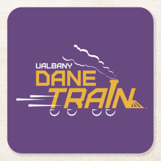 Porta-copo De Papel Quadrado Logotipo do trem com guincho de angina-sobe